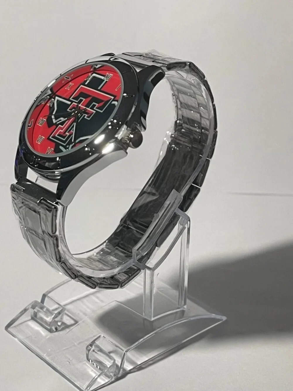 Texas Tech Red Raiders NCAA Stainless-Steel Men's Watch NEW